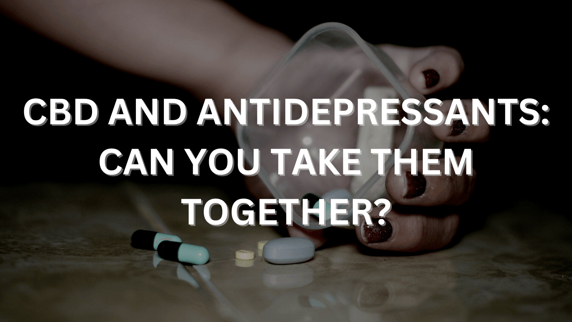 cbd and antidepressants