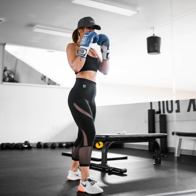 Fusion CBD - woman working out