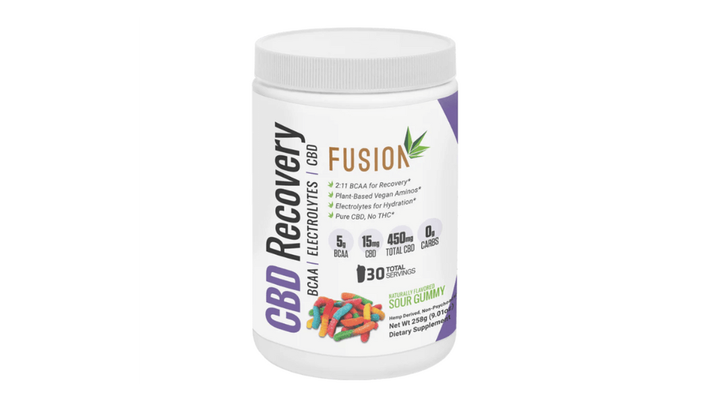 CBD - BCAA RECOVERY POWDER SOUR GUMMY | Fusion CBD