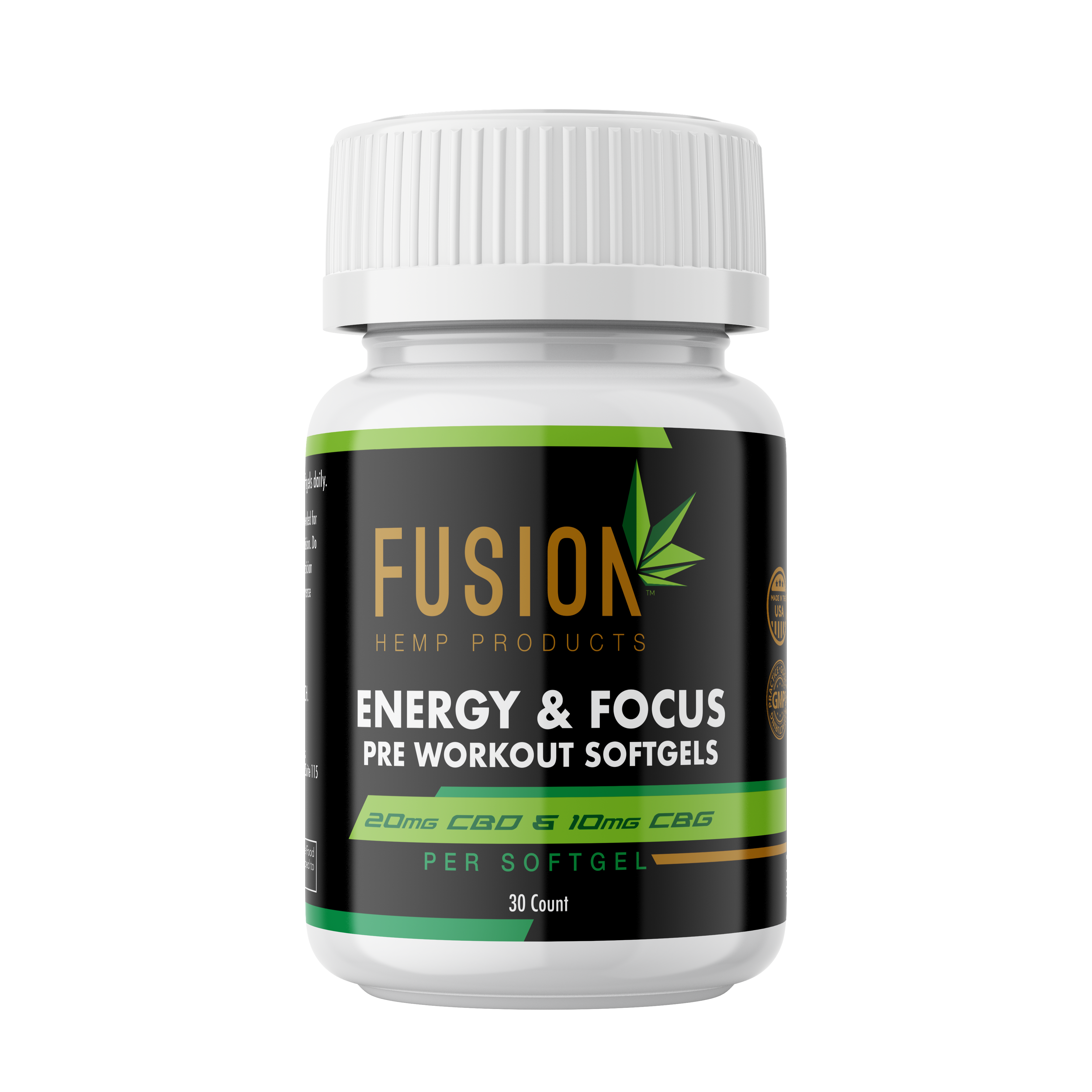 FUSION CBD ENERGY AND FOCUS SOFTGELS