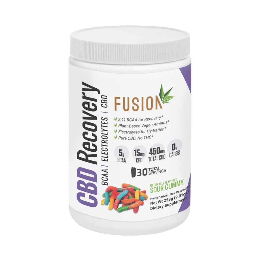 Fusion CBD - BCAA Recovery Powder Sour Gummy