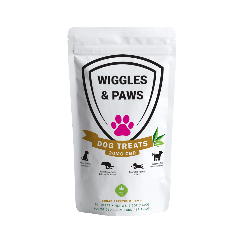 WIGGLES & PAWS CBD-infused Dog Treats